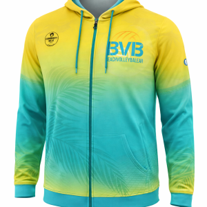 Chaqueta de chándal sublimada 100% (con cremallera)